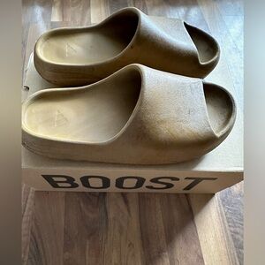 Yeezy men’s Brown Slide Sandals for size 13